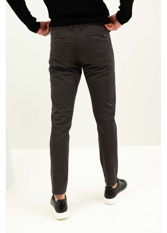 Темно-серые кэжуал демисезонные брюки Black zi