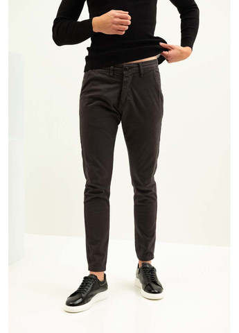 Темно-серые кэжуал демисезонные брюки Black zi
