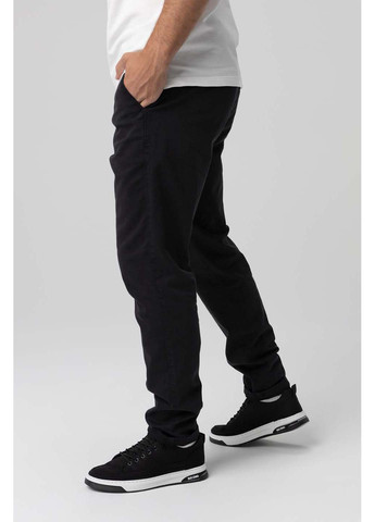 Черные кэжуал демисезонные брюки Figo