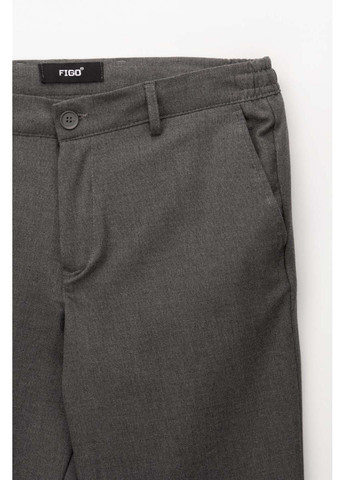 Темно-серые кэжуал демисезонные брюки Figo