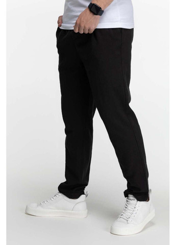 Черные кэжуал демисезонные брюки Figo