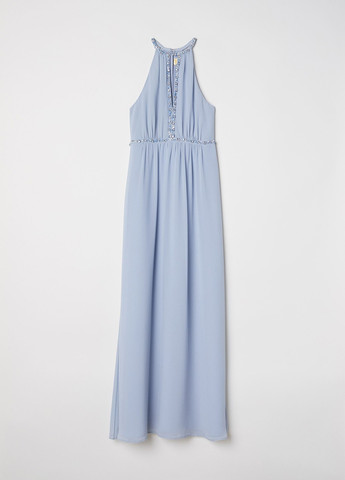 Синя сукня H&M однотонна