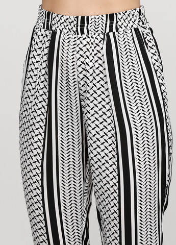 Черно-белые демисезонные брюки Moss Copenhagen