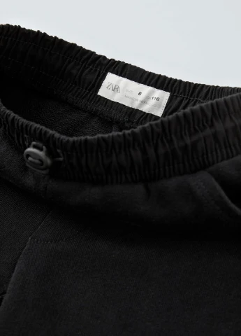Черные повседневный демисезонные брюки Zara