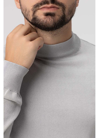 Светло-серый демисезонный свитер Figo