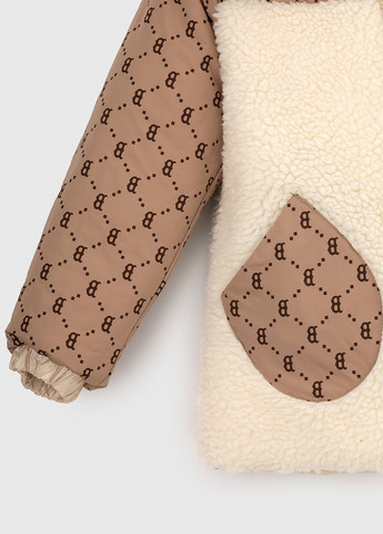 Бежевая зимняя куртка Feiying