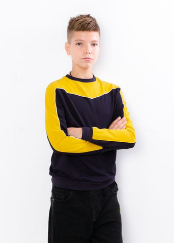 Носи своє джемпер для мальчика рисунок желтый спортивный