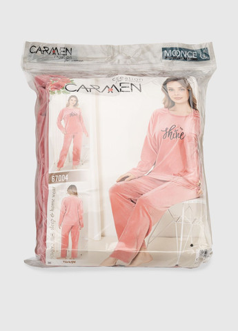 Персиковая всесезон пижама Carmen