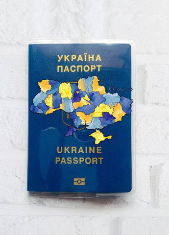 Обкладинка на паспорт книжечку :: Карта України (патріотичний принт 261) Creative (263688603)