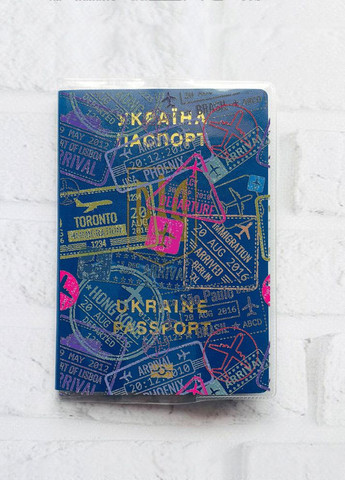 Обкладинка на паспорт книжечку :: Подорожі. Штампи (принт 316) Creative (263688677)