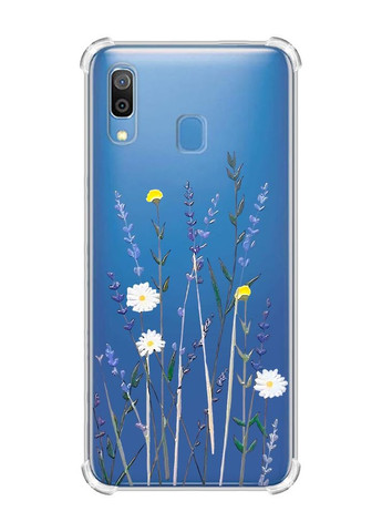 Чехол с утолщёнными углами на Samsung Galaxy A30 (2019) / A20 (2019) :: Полевые цветы (принт 270) Creative (263690516)