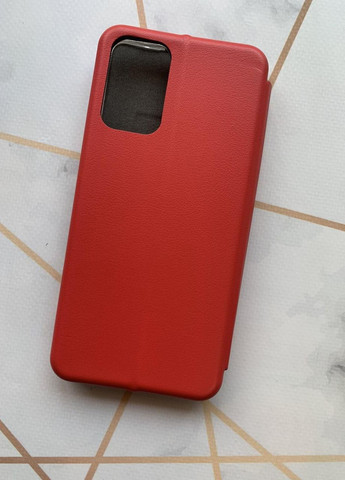 Чехол-книжка с рисунком для Samsung Galaxy A72 (A725) Красный :: Цветочный рисунок (принт 272) Creative (263699224)