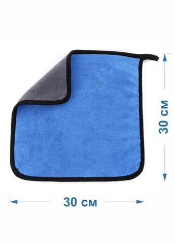 Набор полотенец салфеток 6 шт, размер: 30 x 30 см для домашней уборки, мойки авто - микрофибра Lovely Svi (264074582)