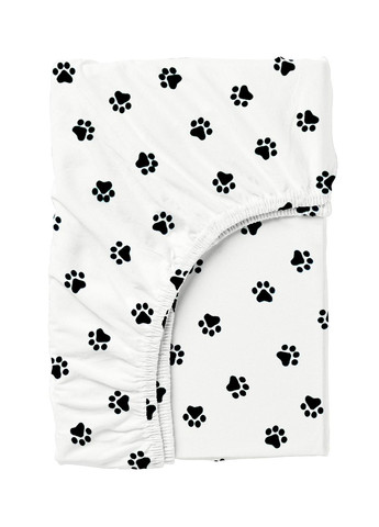 Набір простирадло на резинці 60х120 LIGHT BLUE PAWS (4822052086704) Cosas (263694750)