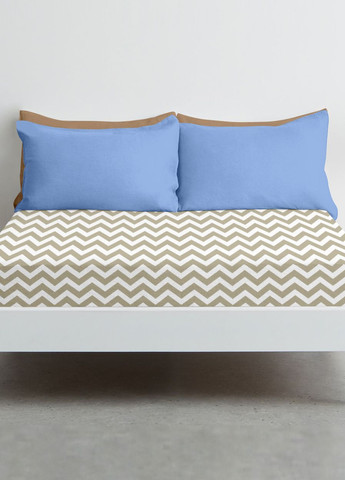 Простынь на резинке 80х160 BISCUIT ZIGAZAG (4822052147542) Cosas (263694713)