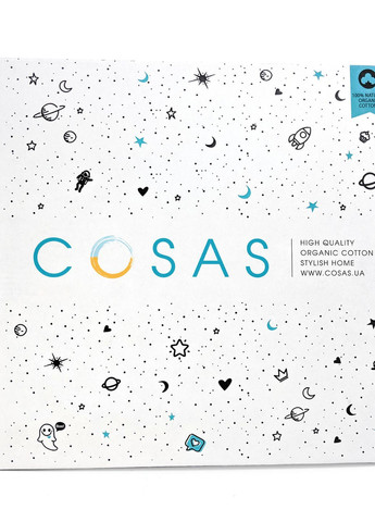 Простирадло на резинці 80х160 AZURE (4822052088937) Cosas (263694789)