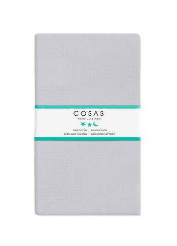 Набор простыни на резинке 90х200 GREY (4822052027639) Cosas (263694670)