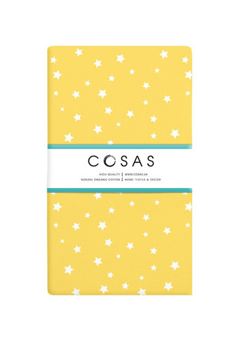 Простынь на резинке 80х160 YELLOW STARFALL (4822052095614) Cosas (263694955)