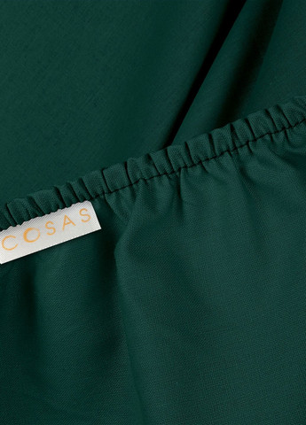 Простирадло на резинці 140х200 DARK GREEN (4822052095003) Cosas (263694674)
