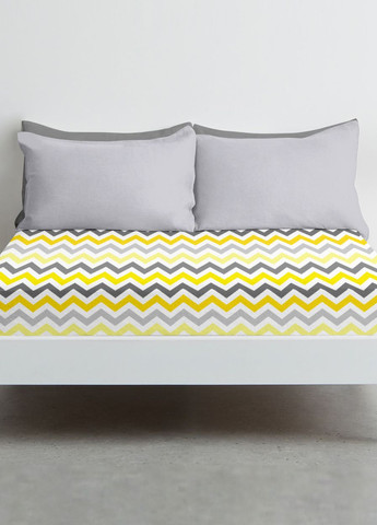Простынь на резинке 80х160 YELLOW ZIGZAG (4822052089088) Cosas (263694845)