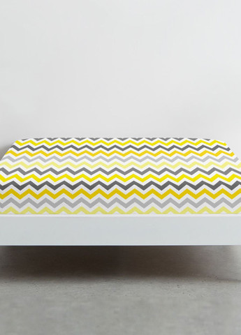 Простынь на резинке 80х160 YELLOW ZIGZAG (4822052089088) Cosas (263694845)