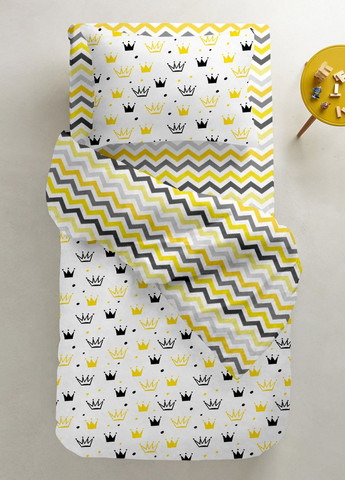 Простынь на резинке 80х160 YELLOW ZIGZAG (4822052089088) Cosas (263694845)