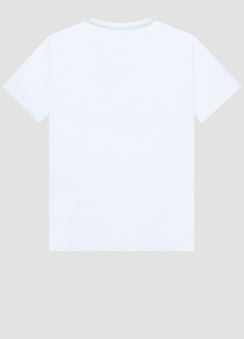 Біла чоловіча футболка oversized з коротким рукавом Antony Morato