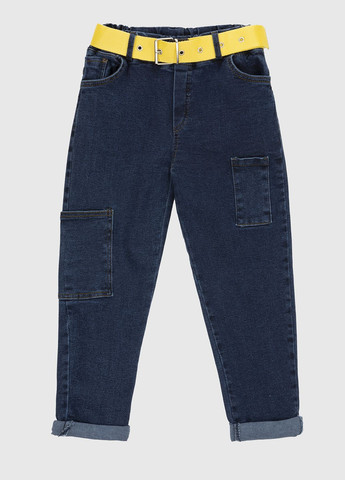 Темно-синие демисезонные джинсы Adk