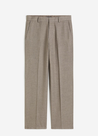 Серо-бежевые демисезонные брюки H&M