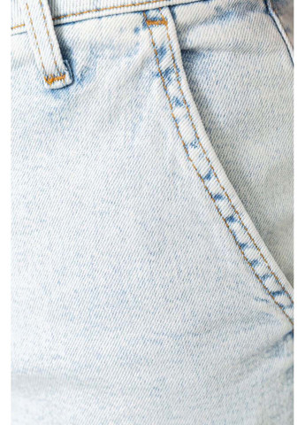 Светло-голубые демисезонные свободные джинсы Ager