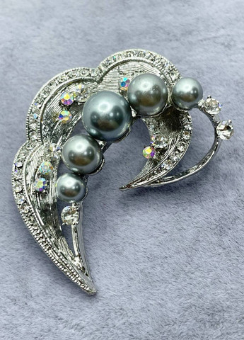 Брошка металева хвиля No Brand (263948258)