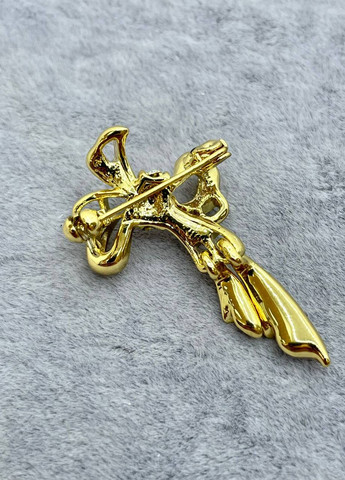 Брошка металлическая бантик No Brand (263948329)