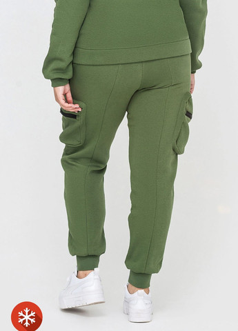 Зеленые спортивные зимние брюки Garne