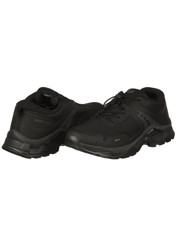 Чорні Осінні чоловічі термо кросівки з текстилю a2593-1 Supo