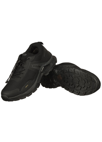 Черные демисезонные мужские термо кроссовки с текстиля a2593-1 Supo