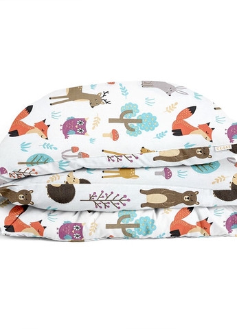 Підліткова постіль з простирадлом на резинці COLORFUL ANIMALS (4822052108871) Cosas (264189209)