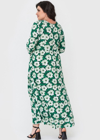 Зелена кежуал сукня briana Garne однотонна