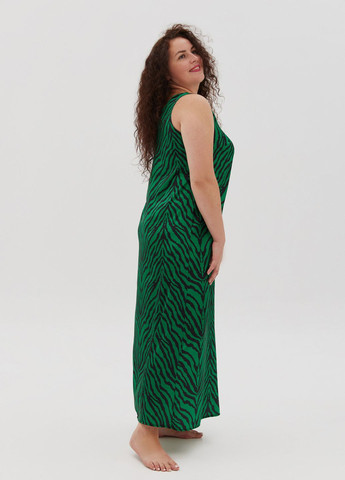 Зеленое кэжуал платье megg Garne однотонное