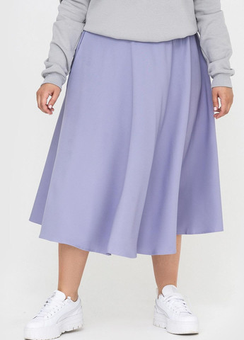 Фиолетовая кэжуал однотонная юбка Garne