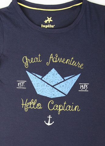 Темно-синяя летняя футболка Mtp