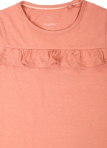 Темно-розовая летняя футболка Lupilu