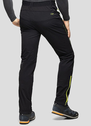 Черно-зеленые горнолыжные брюки Man Pant Hybrid CMP (264291925)