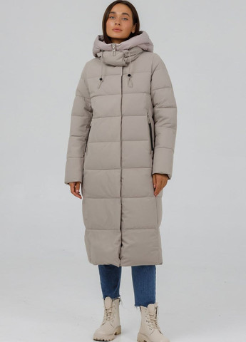 Молочная зимняя пуховик спорт шик молочный Fodarlloy