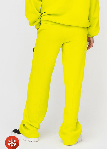 Желтые спортивные зимние брюки Garne