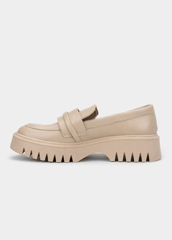 Garne Женские лоферы бежевый з натуральная кожа, украина — демисезон (264295456)