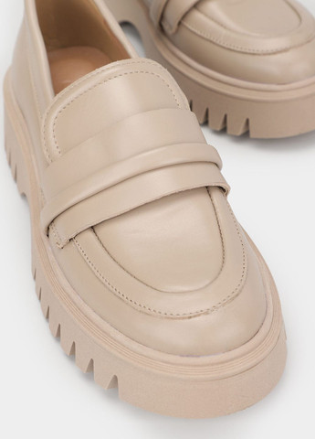 Garne Женские лоферы бежевый з натуральная кожа, украина — демисезон (264295456)