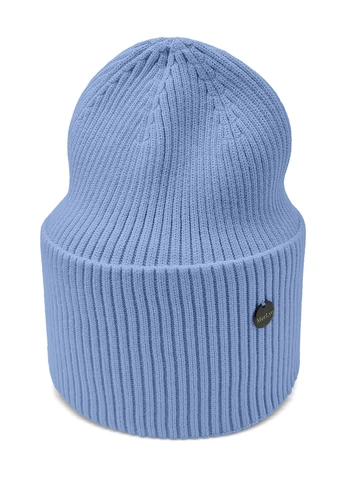 9057 В’язана шапка "Мілена" Блакитний 251 56-58р Anmerino (264300455)