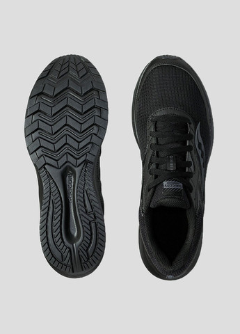Черные демисезонные черные кроссовки для бега cohesion 16 Saucony