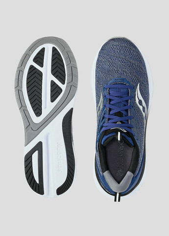 Синие демисезонные синие кроссовки для бега echelon 9 Saucony