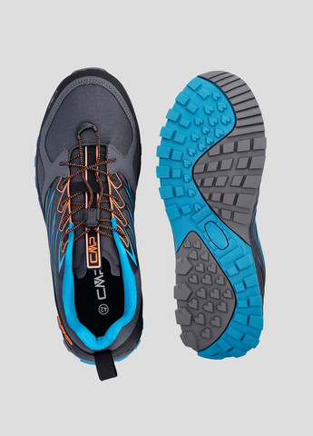 Серые демисезонные треккинковые кроссовки atik wp trail running shoes CMP